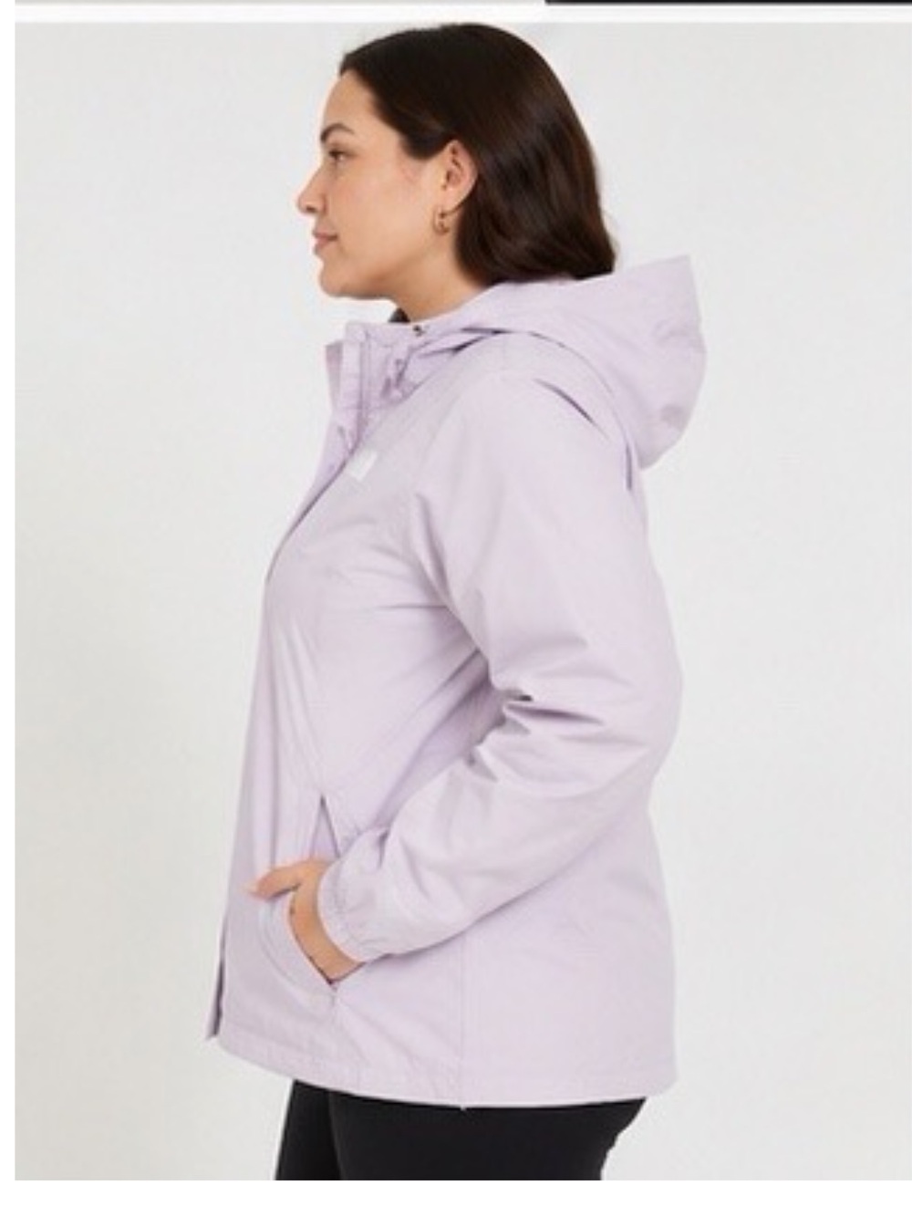 The North Face Lavender Hooded Rain Jacket Women’s 2X - Picture 3 of 9